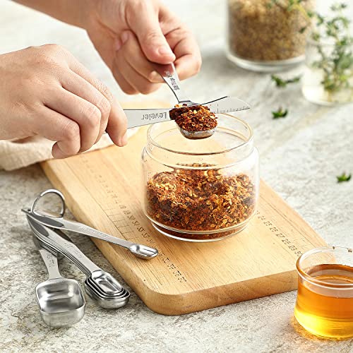 Stainless Steel Measuring Cups and Spoons Set of 20 w/Leveler - view 6