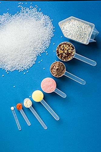 1/8 Teaspoon (0.625 mL | A Pinch) Long Handle Scoop for Measuring Coffee, Pet Food, Grains, Protein, Spices and Other Dry Goods (Pack of 100)