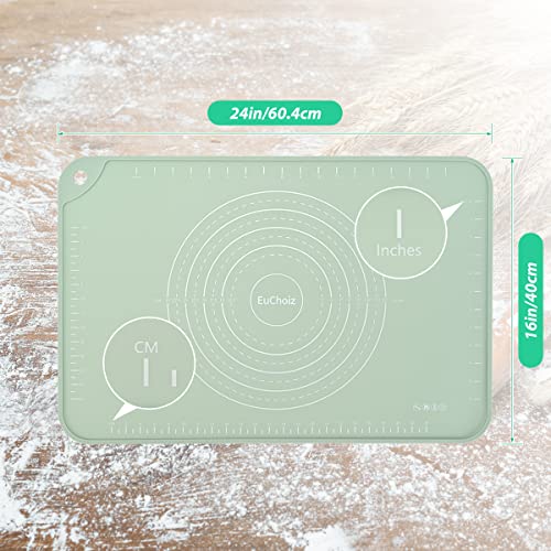Silicone Pastry Non Stick Baking Mat 24"*16" Dough Rolling Edge Heightening - view 4