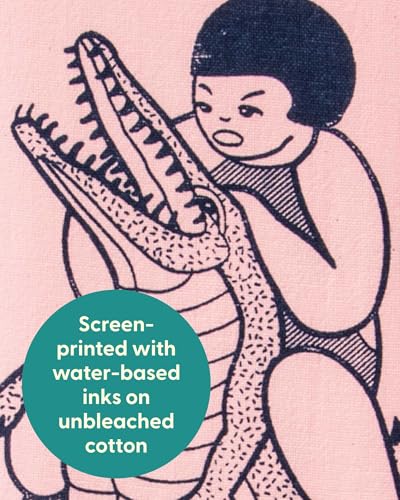 Funny Dish Towel - Screen-Printed Cotton Kitchen Towels - Scares You - view 3