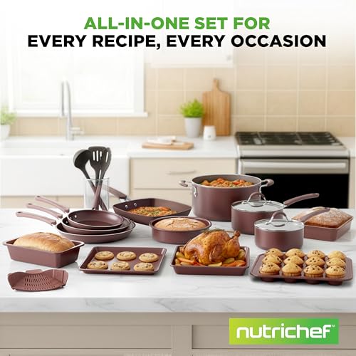 Kitchenware Pots & Pans Set – High-qualified Basic Kitchen Cookware Set, Non-Stick (20-Piece Set) - view 6