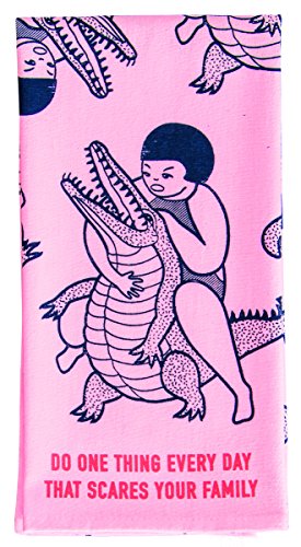 Funny Dish Towel - Screen-Printed Cotton Kitchen Towels - Scares You