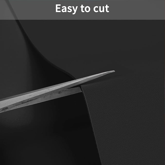 Mat for Dresser Top - 14x62 Inch Waterproof Easy to Clean Can Conceal Flaws Protector The Table Top from Scratches Used for Coffee Table Dresser(Black+Black 14x62)
