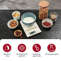 Digital Kitchen Scale, 3 kg Capacity, 0.1 g Readout, Cream