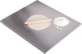 Stainless Steel Cutting Board for Kitchen - 304 Stainless Steel Chopping Boards for Baking, Double-Sided Use for Raw & Cooked Food - Ideal for Homemade Pasta, Pizza & Bread Making (19.6×23.6×0.06")
