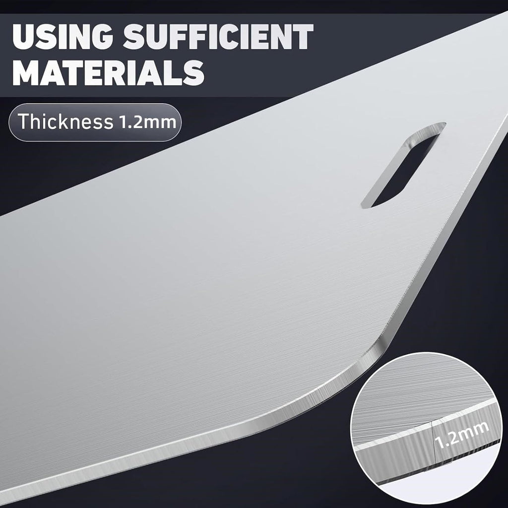 Stainless Steel Cutting Board Set of 3,Non Toxic Cutting Boards for Kitchen – close-up