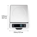 Digital Food Scale, 11 lb Capacity with Pull-Out Display and Tare