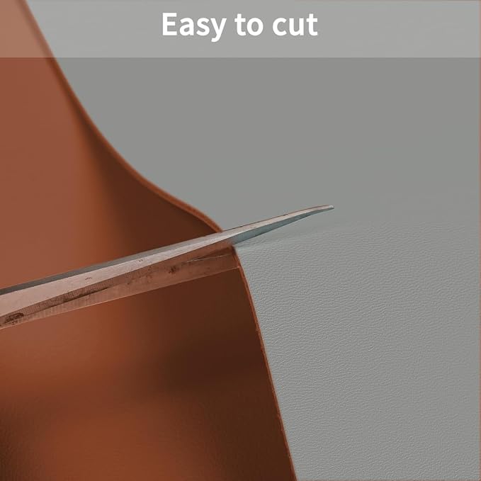 Leather Dresser Cover,1.8mm Thick,14x90 Inch,Dresser Protector Top,Dresser Top Protector,Dresser Cover Top,Dresser Top Cover,Dresser Cover Top for Bedroom.(Brown+Gray,14x90)