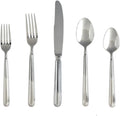 Fortessa Metropolitan 18/10 Stainless Steel Flatware 20 Piece Place Setting, Service for 4