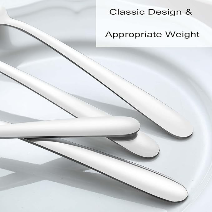 Pleafind 36-Piece Dinner Forks Set (8 inch), Stainless Steel Forks Silverware, Mirror Polished Fork Set, Small Forks for Home, Kitchen, Restaurant, Dishwasher Safe