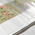 NECAUX Table Pad 1.5mm Thick Frosted Waterproof PVC Soft Rectangle Tabletop Protector Cover (42x90 Inches, Frosted 1.5mm Thick)