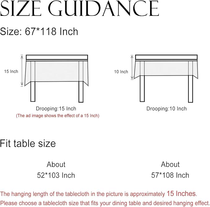 ISAENNE Designer Bohemian Linen Extra Long Tablecloth Rectangle,Colorful Floral Pattern Table Cloth,Wrinkle Resistant Decorative Tablecloths for Dining Thanksgiving Kitchen,67"*118"-Grace A