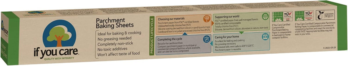 Parchment Paper Baking Sheets, 288 Unbleached Pre-Cut Liners, 12.5 x 16 in