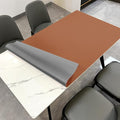 Table Pads for Dining Room Table for Dining Room Table - Can Be Used On Both Sides Waterproof and Easy to Clean Good Flatness Used for Dining Table(Brown+Gray 46x72)