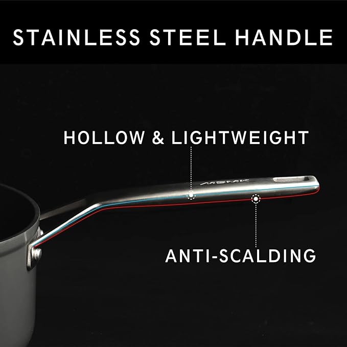 Grill Pan with Lid, 9.5-Inch Square Non-Stick Aluminum