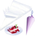 Frosting Piping Bags 18 inch, 100 Pcs Disposable Piping Bags for Royal Icing, Thick Anti Burst Cake Pastry Bags Disposable Royal Icing Bags for Cookie, Cakes and Dessert Decoration L