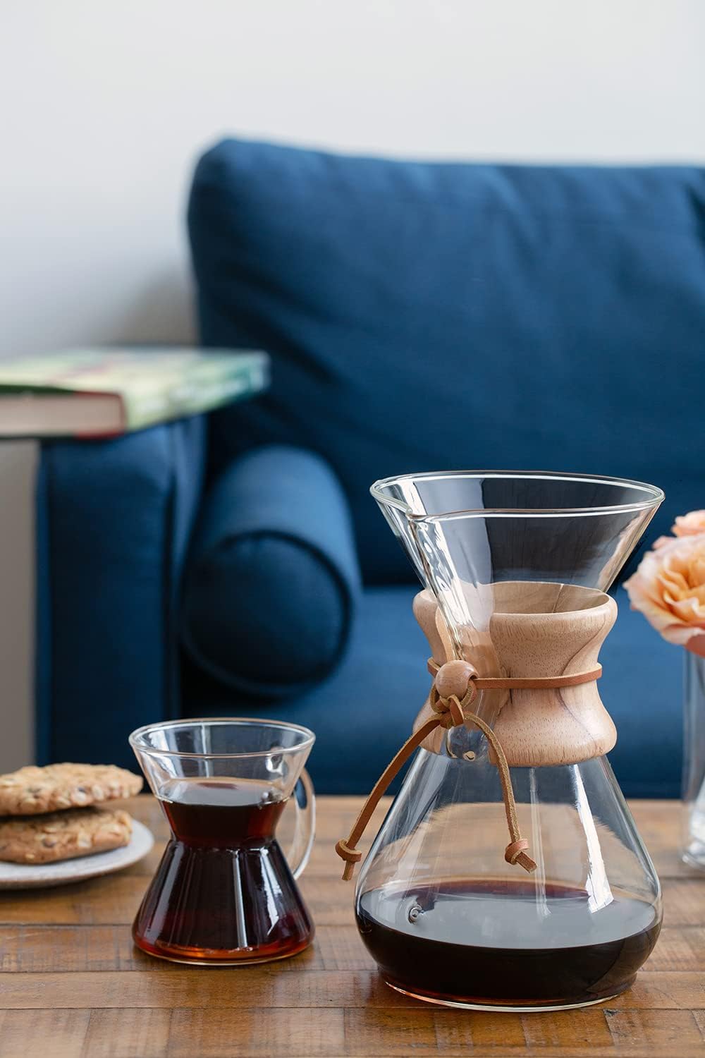 Pour-Over Glass Coffeemaker - Classic Series - 8-Cup - Exclusive Packaging – size reference