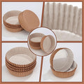 Baking Cups in Natural Silicone Paper, 50 Count, 92 ml Capacity