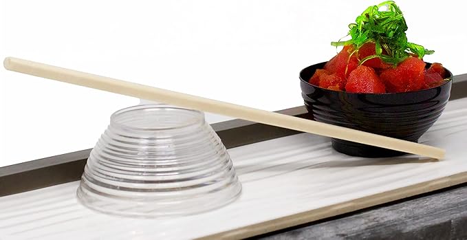 Plastic Mini Bowls, 3 oz. Black Asian-Style, Pack of 50