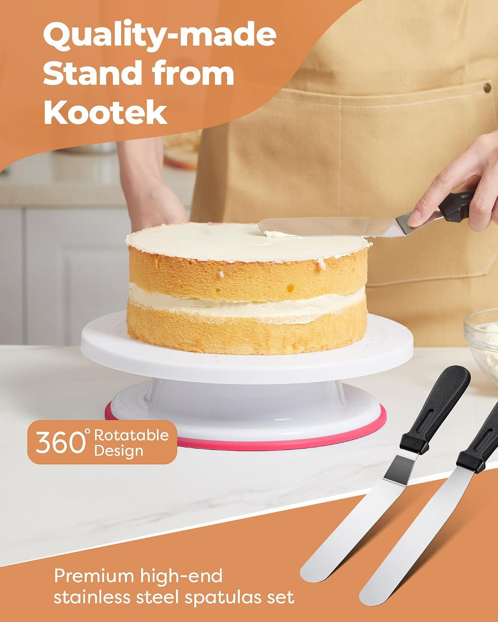 700 Cake Decorating Kit Baking Supplies Tools for Beginners & Pros – alternate view