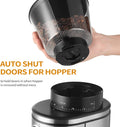 Electric Conical Burr Coffee Grinder, 30 Settings, Stainless Steel Burrs