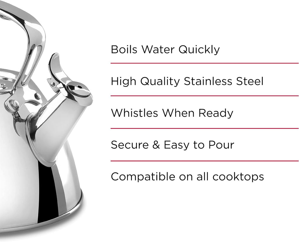 Stainless Steel 2 Qt Stovetop Tea Kettle – another angle