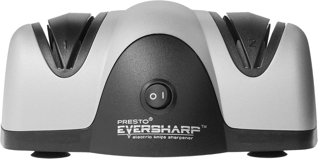 Knife Sharpener for Kitchen and Sport Knives, Sapphirite Wheels, Black