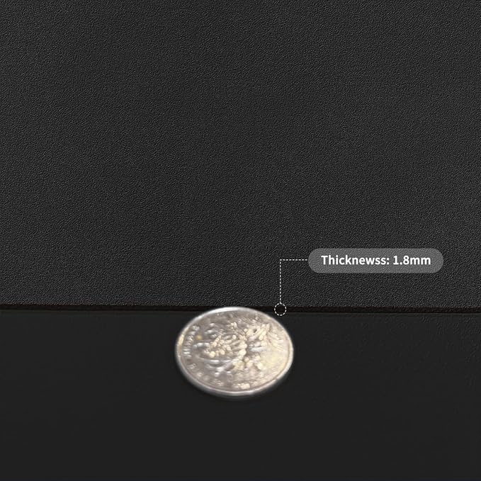 Dresser Covers - 12x76 Inch Waterproof Easy to Clean Can Conceal Flaws Protector The Table Top from Scratches Used for Coffee Table Dresser(Black+Black 12x76)