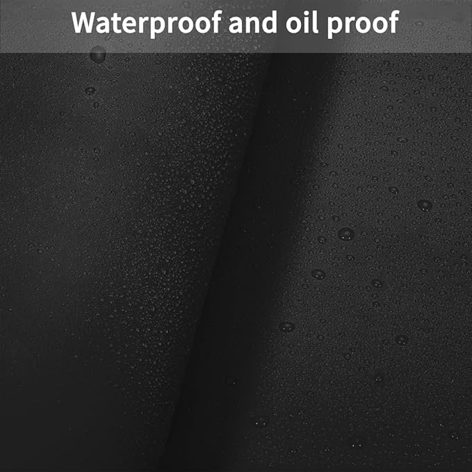 Vanity Protector Mat - Can Be Used On Both Sides Waterproof and Easy to Clean Good Flatness Used for Dresser Table(Black+Black 10x48)