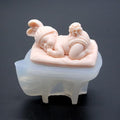 Sleep Baby Silicone Resin & Soap Mold - Portrait & Candle Molds, Craft Supplies