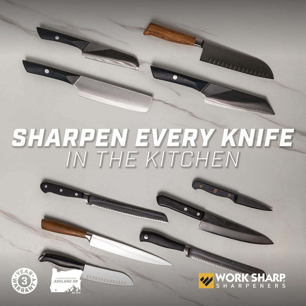 E2 Electric Kitchen Knife Sharpener – set view