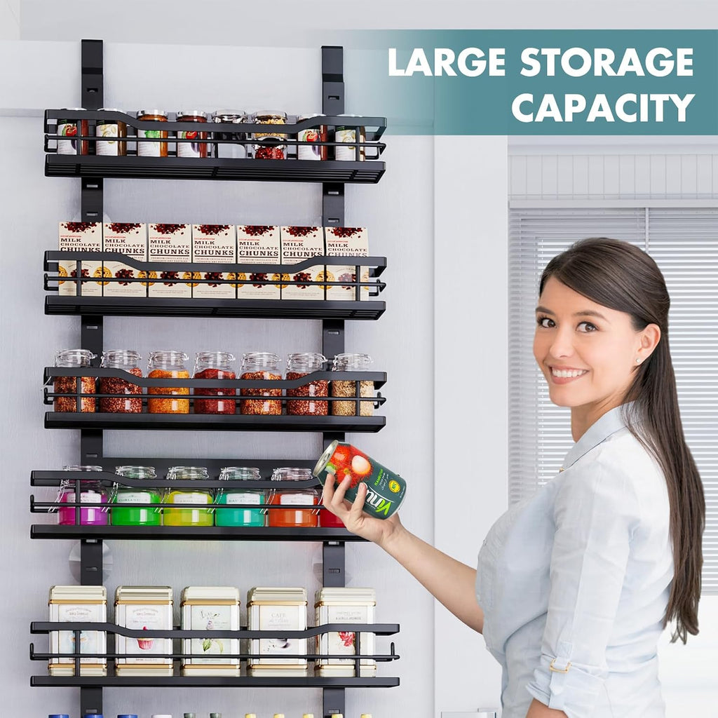Over The Door Pantry Organizer，9-Tier Over The Door Organizer with Adjustable – set view