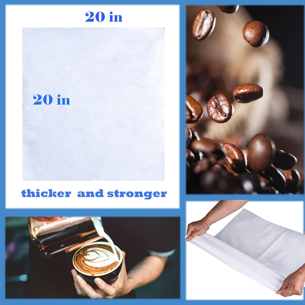 Disposable Filter Bags for Cold Brew, Thick Non-Woven, 50 Count