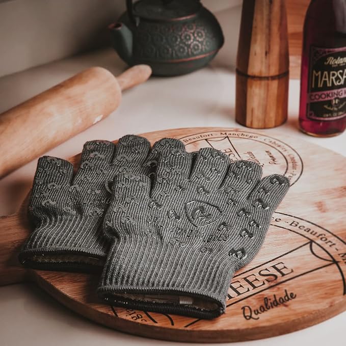 Oven Gloves with Fingers - Image 3