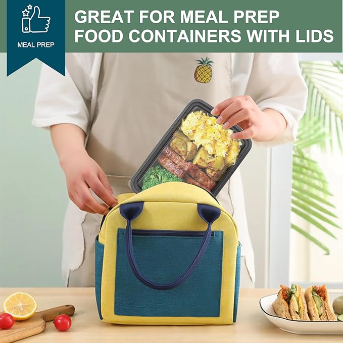 Meal Prep Containers Reusable 50 Pack - 28 oz Food Containers with Lids-Food Storage Containers with Lids, 28 oz -Take Out Disposable,BPA Free - Dishwasher & Freezer Safe