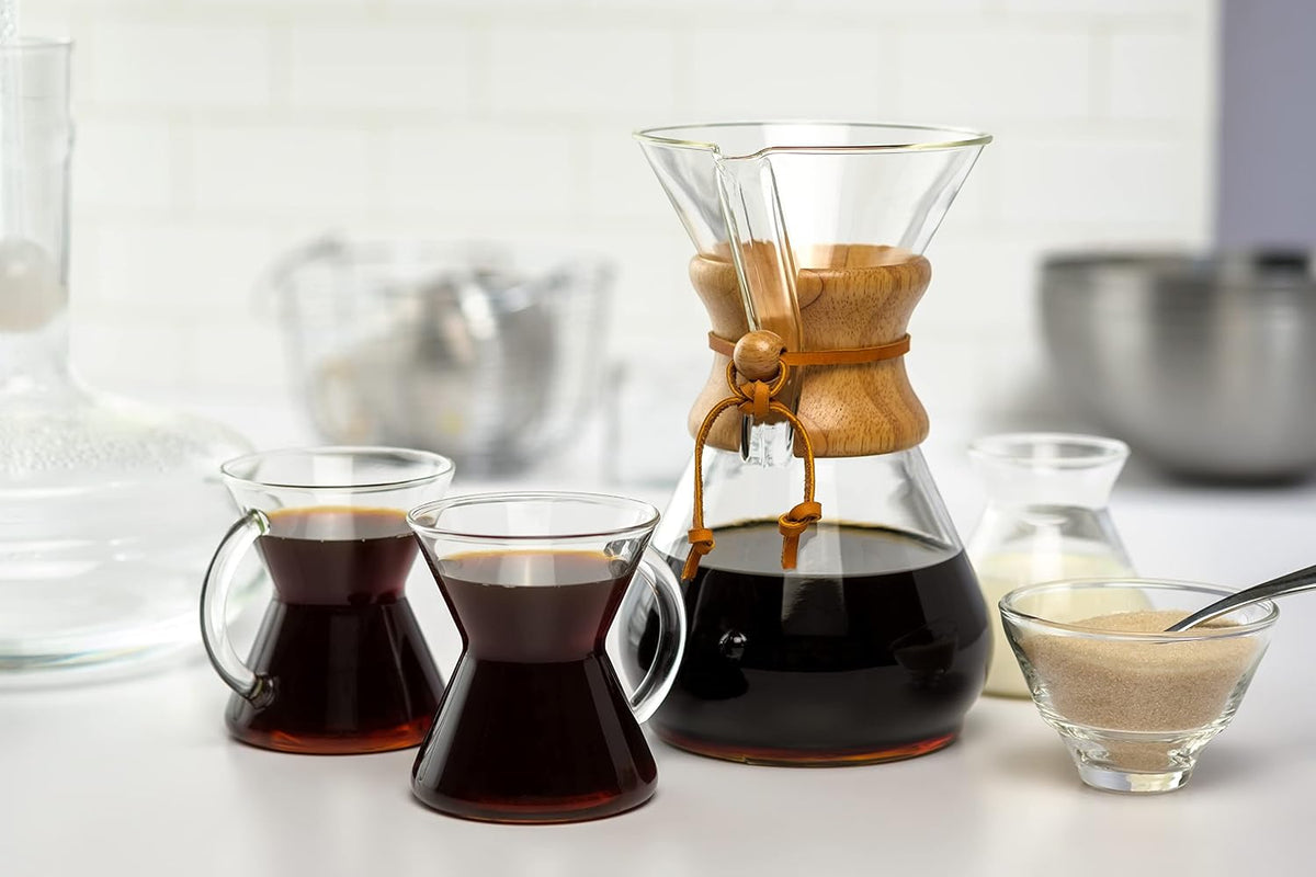 Pour-Over Glass Coffeemaker - Classic Series - 8-Cup - Exclusive Packaging – set view