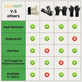 Oven Mitts Silicone Grilling Gloves 13.7-Inch Length, Beige, Set of 2