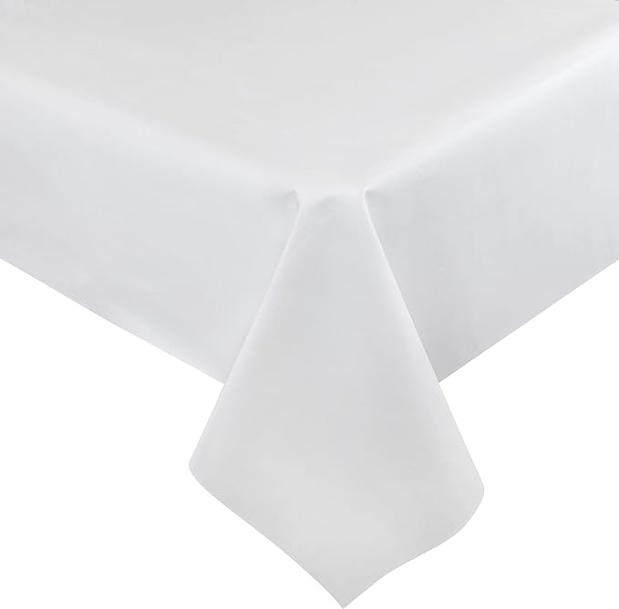 Quality Table Pad Protector, Superior Protection from Spills, Scratches & Heat - Reusable Vinyl Table Cloth with Cushion Flannel Backing (108" L x 54" W)