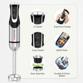 Hand Blender Kit with 17 oz Chopper and Whisk, 500W, Black