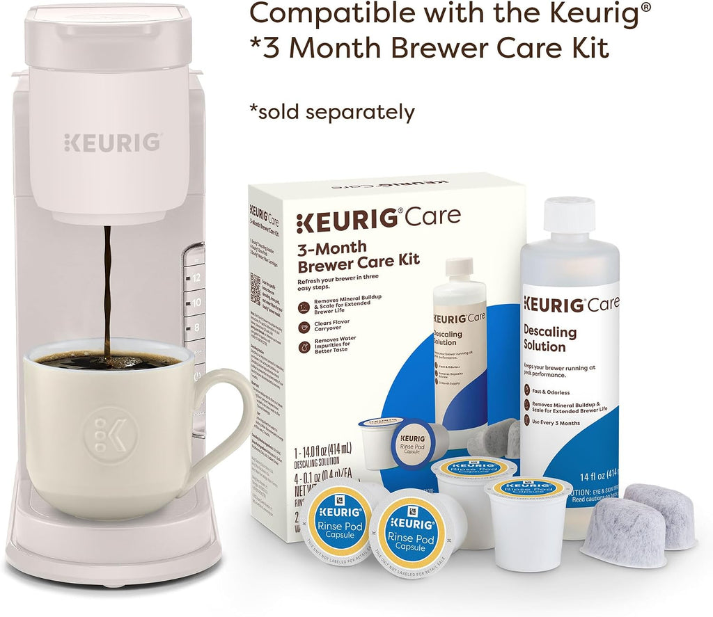 K-Express Single Serve K-Cup Pod Coffee Maker, Warm Stone – set view
