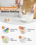 Cake Decorating Kit, 700 Pieces with 3 Springform Pans and 24 Piping Tips