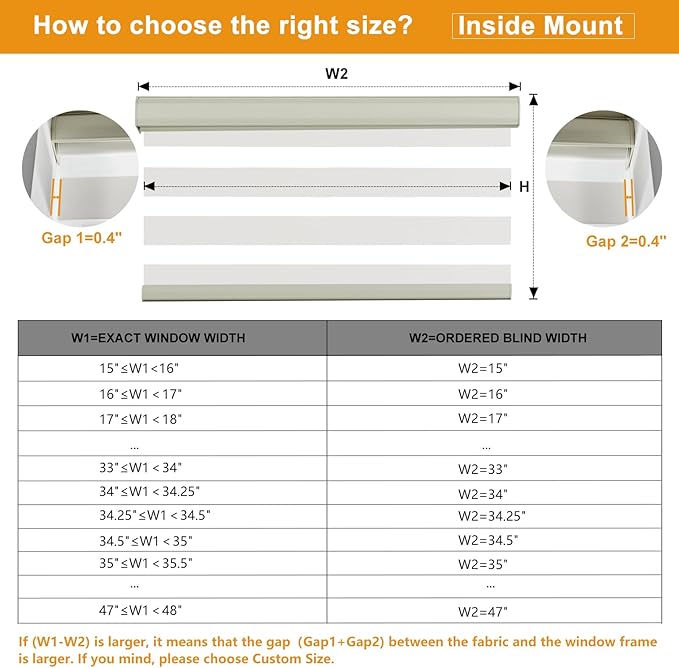 Persilux Cordless Zebra Blinds for Windows (35" W X 72" H, Cream) Free-Stop Dual Layer Roller Windows Shades for Day and Night, Light Filtering Sheer Shades for Home, Easy to Install