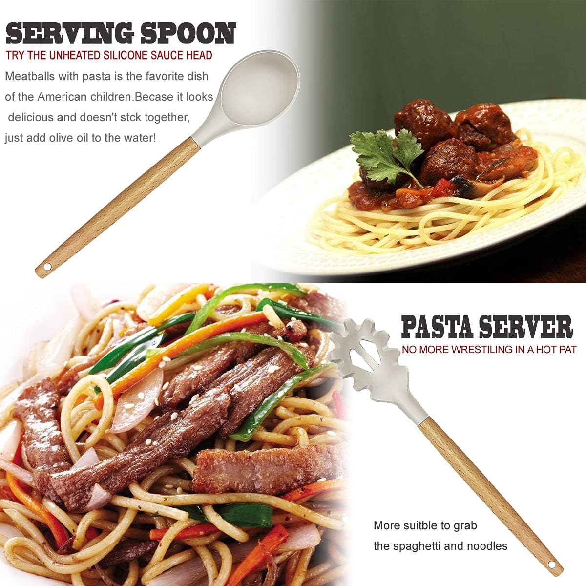 Kitchen Utensils Set- 35 PCs Cooking Utensils with Grater,Tongs, Spoon Spatula – features