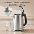 Electric Kettle 1.7L Stainless Steel, Brushed Finish, 1500W