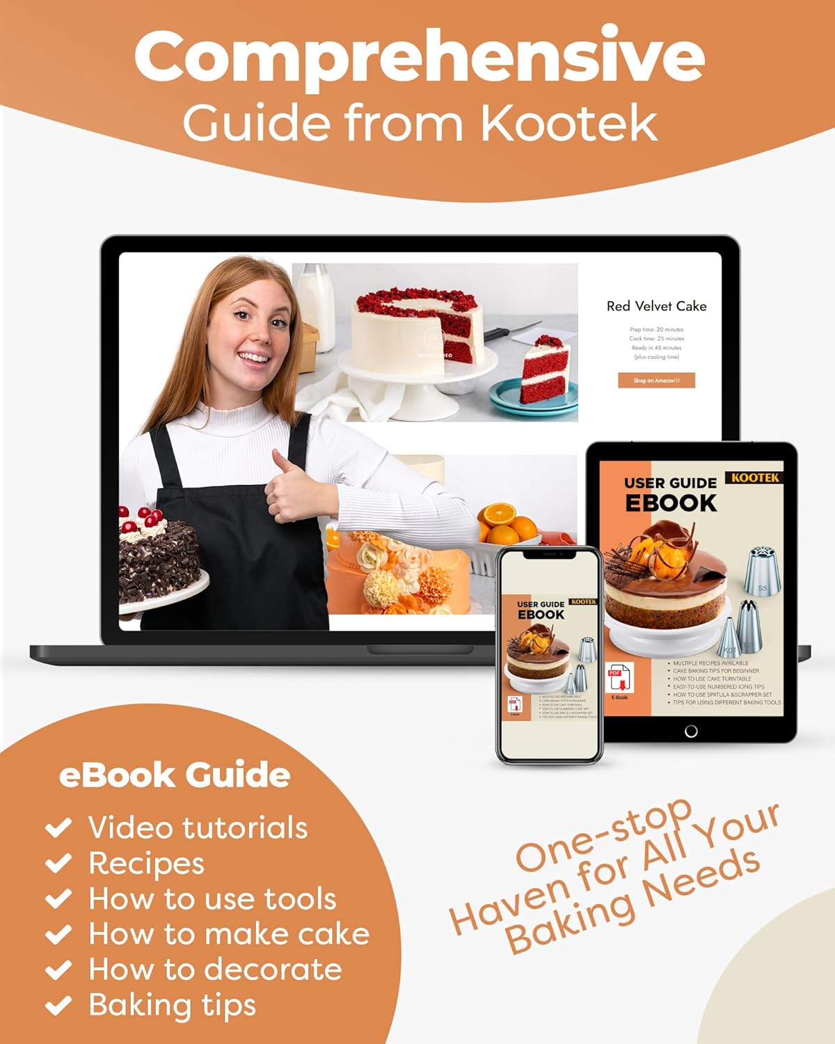 700 Cake Decorating Kit Baking Supplies Tools for Beginners & Pros – set view