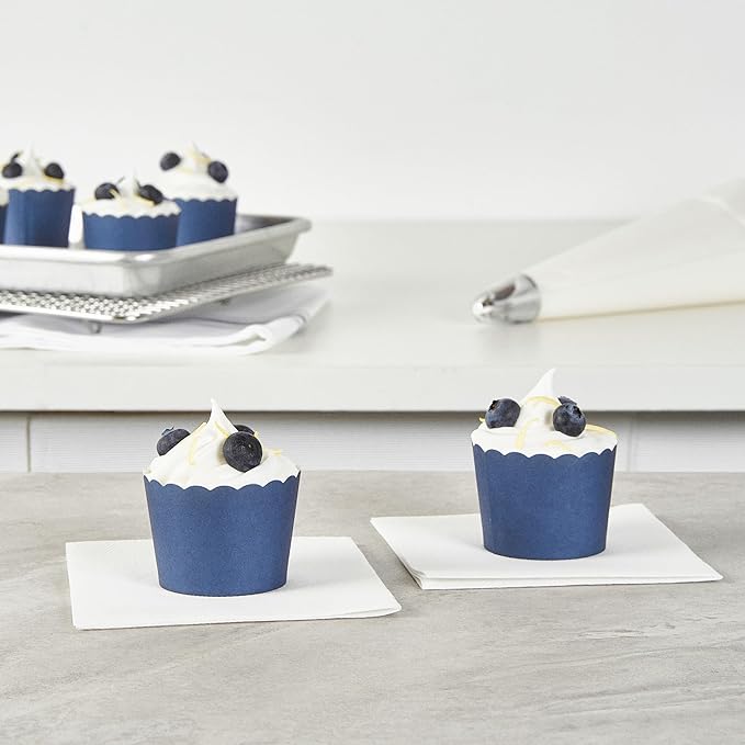 Baking Cups - Midnight Blue Oven-Ready Paper Liners, 200 Count