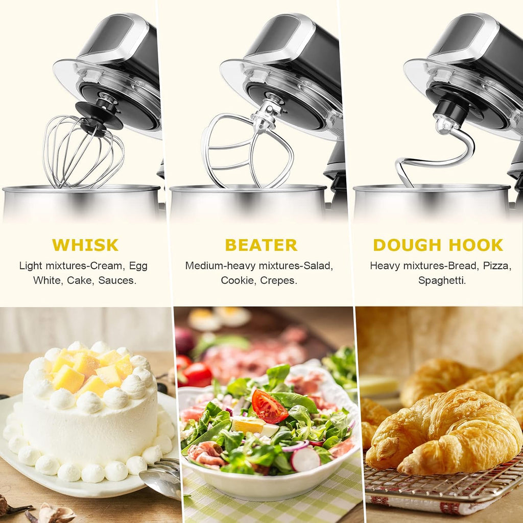 Stand Mixer,3.2Qt Small Electric Food Mixer,6 Speeds Portable Lightweight – alternate view