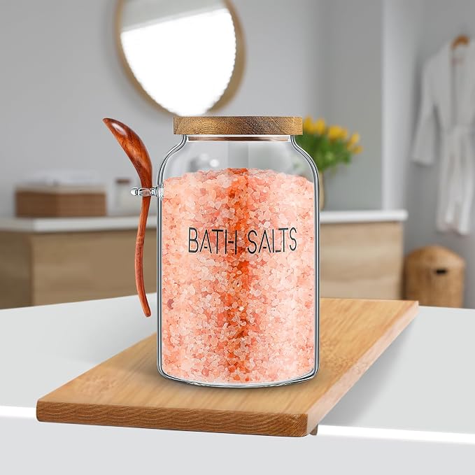 1 Piece 94 oz Bath Salts Glass Jar - Image 7