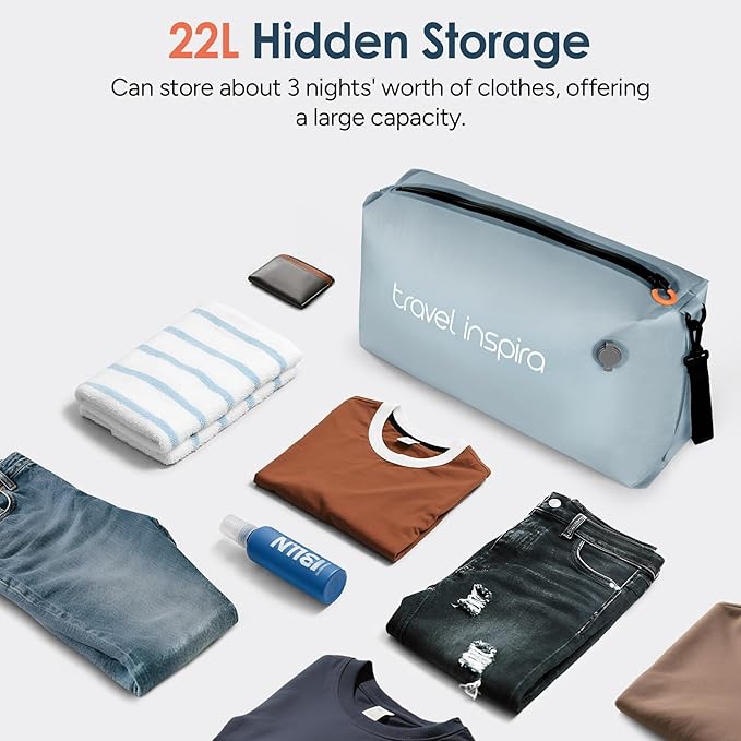 Vacuum Bags for Travel Luggage with Wireless Pump, Compression Bags for Carry On Suitcases and Backpack, Vacuum Seal Packing cube for Cloth Packing (2PC + PUMP)