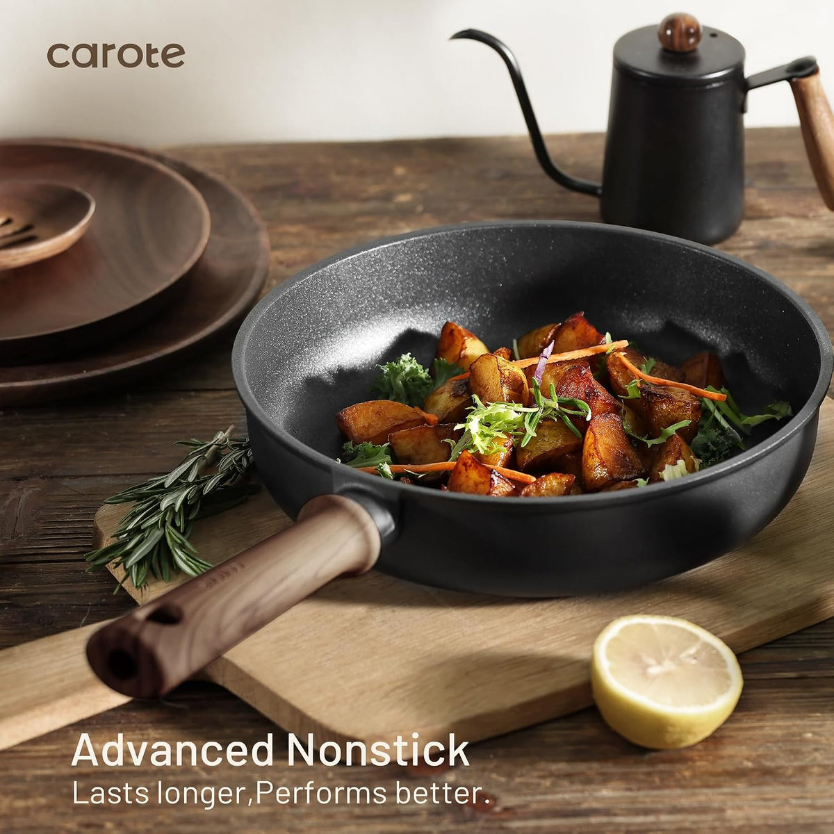 21pcs Pots and Pans Set, Nonstick Cookware Sets – close-up